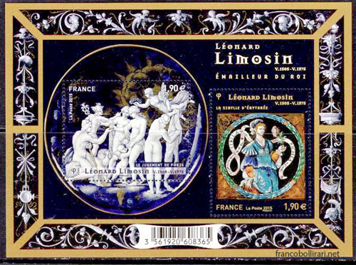 Francobolli rari francesi - Leonard Limosin 