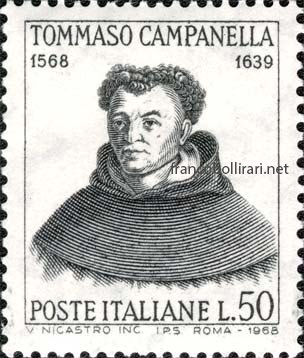  Francobollo "Tommaso Campanella" 1968